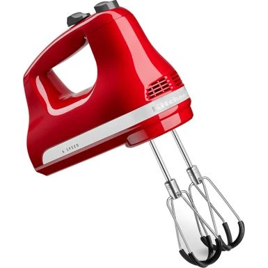 KitchenAid - 6 Speed Hand Mixer With Flex Edge Beaters - KHM6118 - Empire Red 3 KitchenAid - 6 Speed Hand Mixer With Flex Edge Beaters - KHM6118 - Empire Red