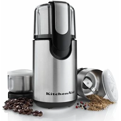 KitchenAid Blade Coffee And Spice Grinder With Separate Grinding Bowls/Blades In Onyx Black 4 KitchenAid Blade Coffee And Spice Grinder With Separate Grinding Bowls/Blades In Onyx Black - Image 2