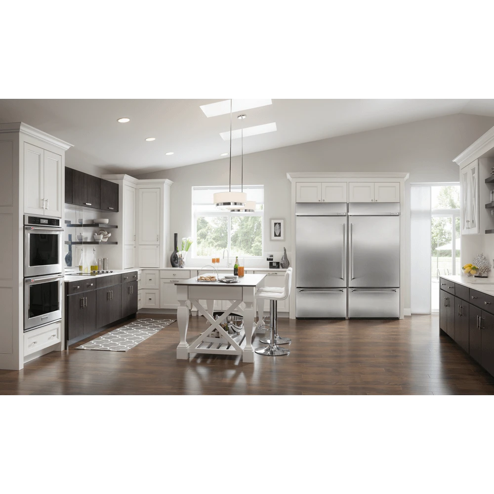 KitchenAid 20.9 Cu. Ft. 36" Width Built-In Stainless Bottom Mount Refrigerator With Platinum Interior Design 8 KitchenAid 20.9 Cu. Ft. 36" Width Built-In Stainless Bottom Mount Refrigerator With Platinum Interior Design - Image 6