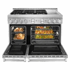 KitchenAid KitchenAid® 48'' Smart Commercial-Style Gas Range With Griddle -Kitchenaid frbbucewdnru