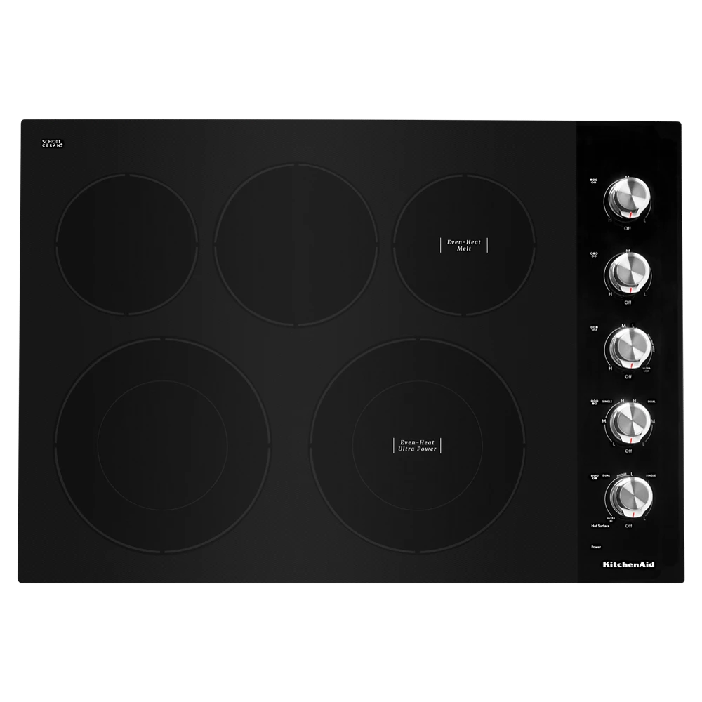 KitchenAid 30" Electric Cooktop With 5 Elements And Knob Controls 3 KitchenAid 30" Electric Cooktop With 5 Elements And Knob Controls