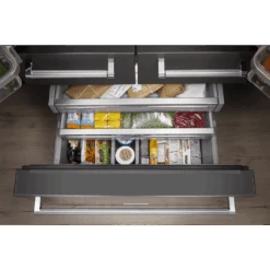 KitchenAid 25.8 Cu. Ft. 36" Multi-Door Freestanding Refrigerator With Platinum Interior Design -Kitchenaid frbzilsmjdbp