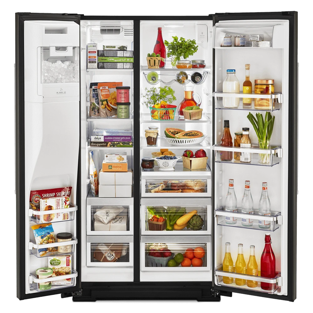 KitchenAid 24.8 Cu Ft. Side-by-Side Refrigerator With Exterior Ice And Water And PrintShield™ Finish 4 KitchenAid 24.8 Cu Ft. Side-by-Side Refrigerator With Exterior Ice And Water And PrintShield™ Finish - Image 2