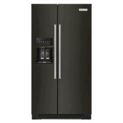 KitchenAid 24.8 Cu Ft. Side-by-Side Refrigerator With Exterior Ice And Water And PrintShield™ Finish