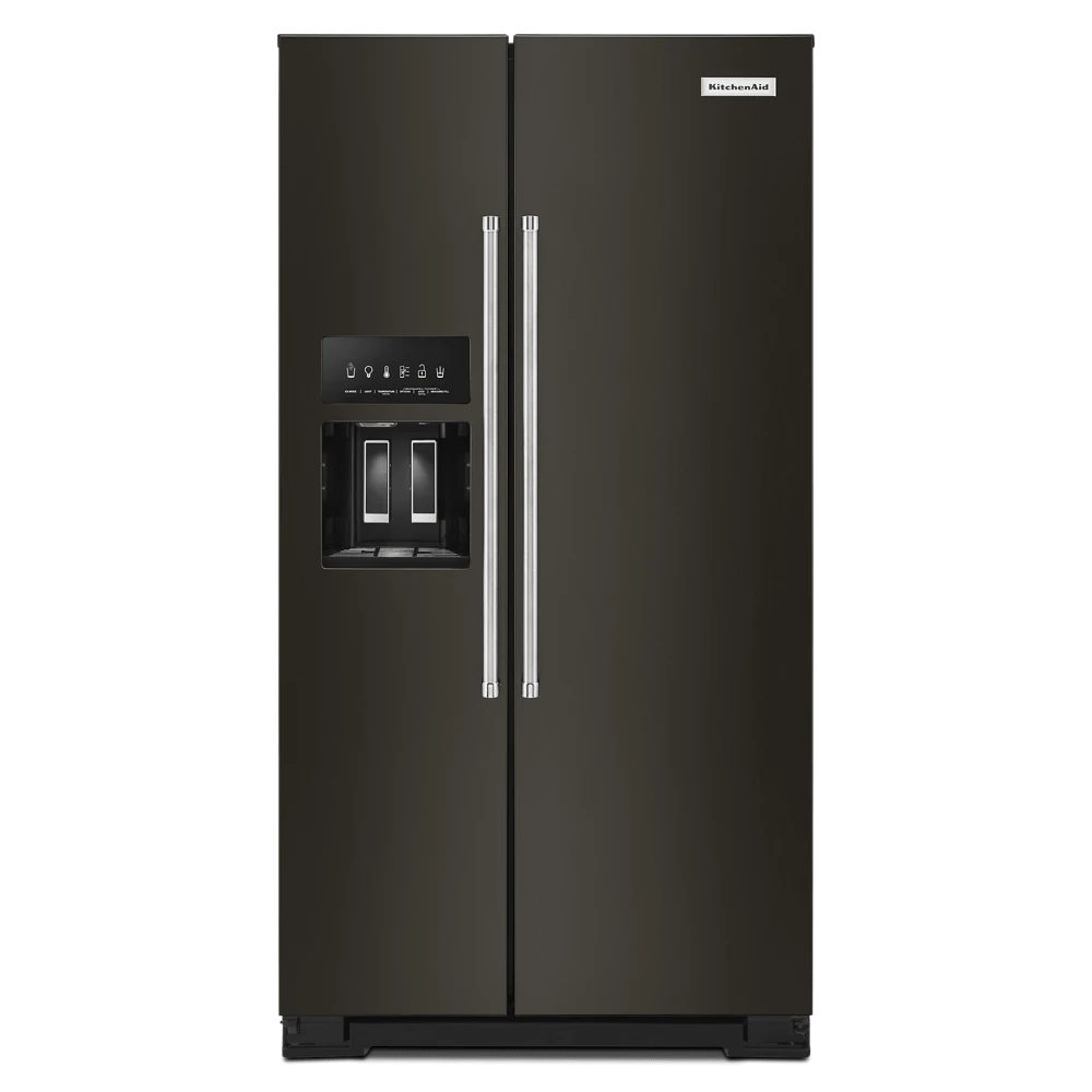 KitchenAid 24.8 Cu Ft. Side-by-Side Refrigerator With Exterior Ice And Water And PrintShield™ Finish 3 KitchenAid 24.8 Cu Ft. Side-by-Side Refrigerator With Exterior Ice And Water And PrintShield™ Finish