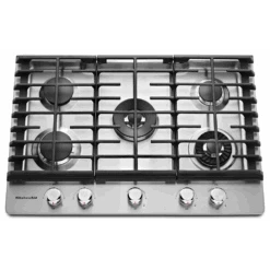 KitchenAid 30" 5-Burner Gas Cooktop With Griddle
