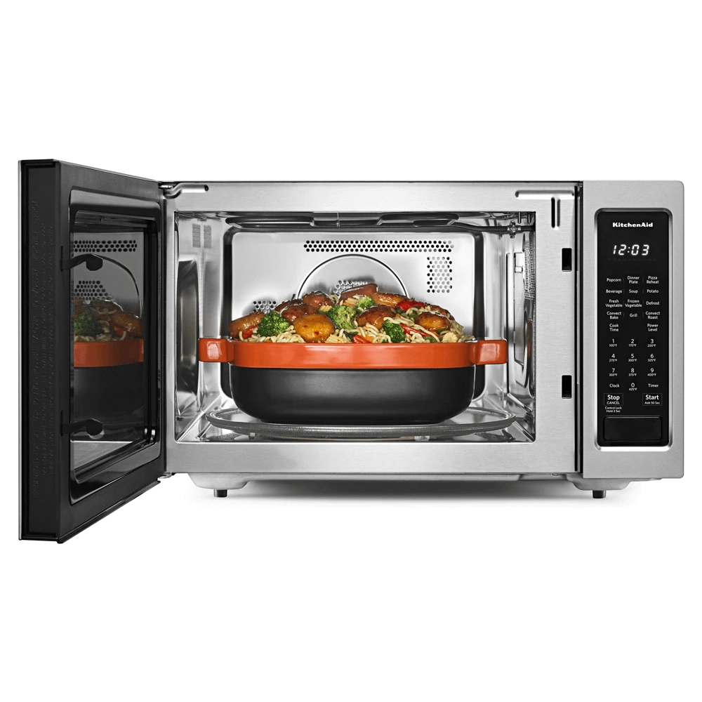 KitchenAid 21 3/4" Countertop Convection Microwave Oven - 1000 Watt 4 KitchenAid 21 3/4" Countertop Convection Microwave Oven - 1000 Watt - Image 2