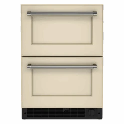 KitchenAid 24" Panel-Ready Undercounter Double-Drawer Refrigerator/Freezer