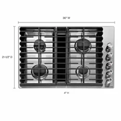 KitchenAid 30" 4 Burner Gas Downdraft Cooktop -Kitchenaid frethabiwngg