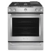 KitchenAid 30-Inch 5 Burner Gas Convection Slide-In Range With Baking Drawer -Kitchenaid fretzppfyxge