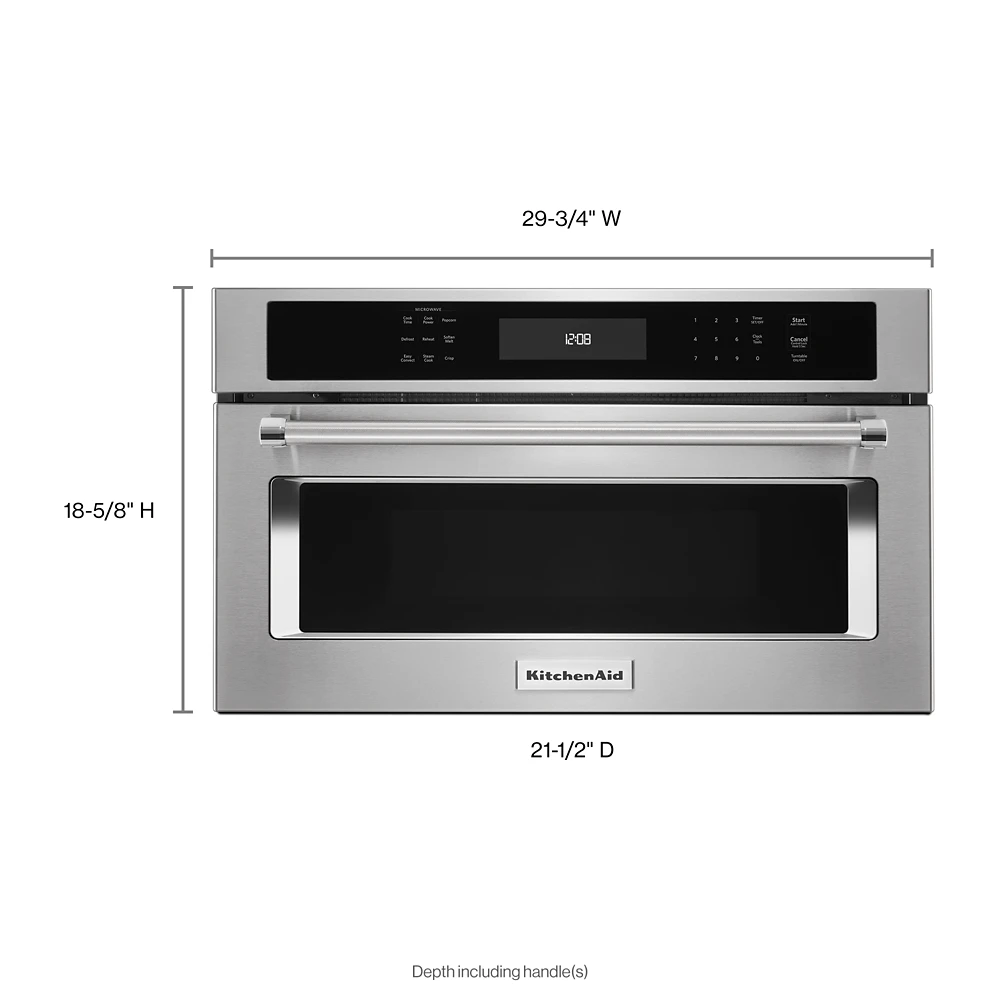 KitchenAid 30" Built In Microwave Oven With Convection Cooking 7 KitchenAid 30" Built In Microwave Oven With Convection Cooking - Image 5