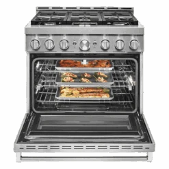 KitchenAid KitchenAid® 36'' Smart Commercial-Style Gas Range With 6 Burners -Kitchenaid frgsarplzhmz