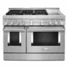 KitchenAid KitchenAid® 48'' Smart Commercial-Style Gas Range With Griddle -Kitchenaid frhdiociswmf