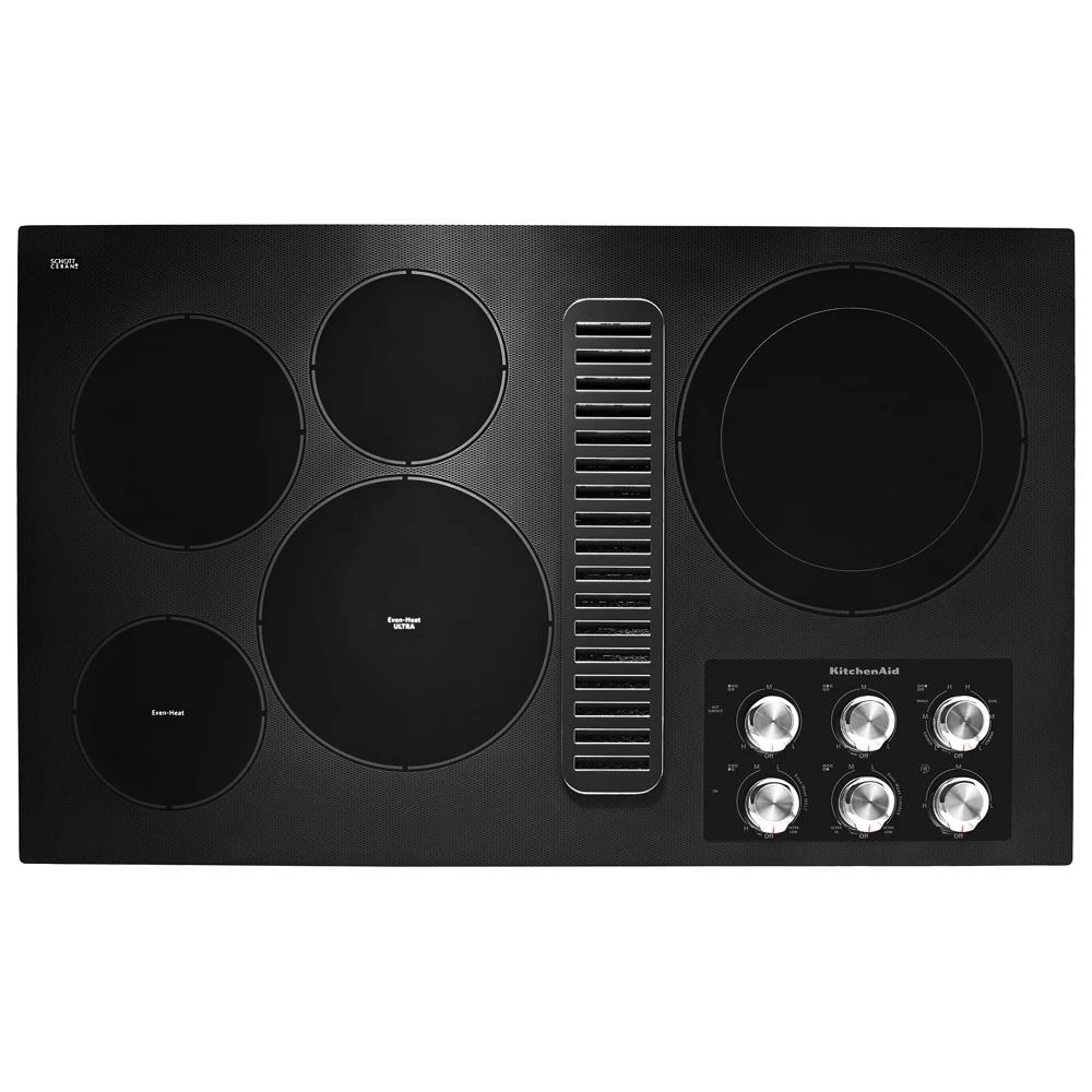 KitchenAid 36" Electric Downdraft Cooktop With 5 Elements 3 KitchenAid 36" Electric Downdraft Cooktop With 5 Elements