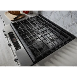 KitchenAid 30-Inch 5-Burner Gas Slide-In Convection Range -Kitchenaid frhkoxodlwes