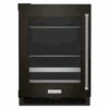 KitchenAid 24" Beverage Center With Glass Door And Metal-Front Racks And PrintShield™ Finish -Kitchenaid frhkwljodhud
