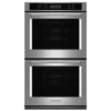 KitchenAid 27" Double Wall Oven With Even-Heat™ True Convection -Kitchenaid frhtqvtqbqmv
