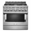 KitchenAid KitchenAid® 36'' Smart Commercial-Style Gas Range With 6 Burners -Kitchenaid frimrsznxwai