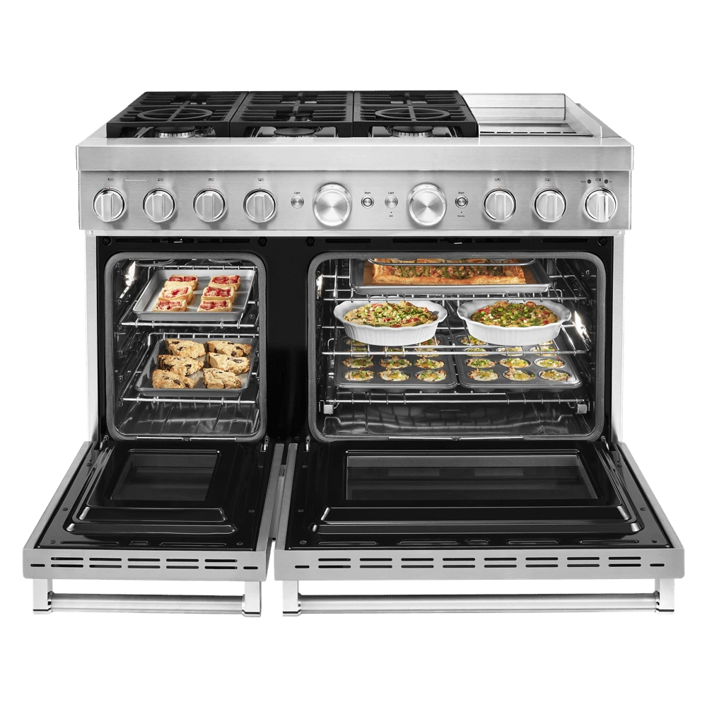 KitchenAid KitchenAid® 48'' Smart Commercial-Style Dual Fuel Range With Griddle 5 KitchenAid KitchenAid® 48'' Smart Commercial-Style Dual Fuel Range With Griddle - Image 3