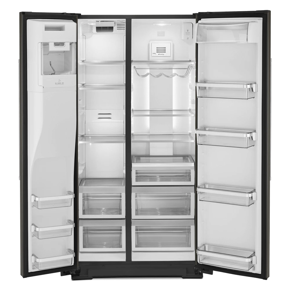 KitchenAid 22.6 Cu Ft. Counter-Depth Side-by-Side Refrigerator With Exterior Ice And Water And PrintShield™ Finish 5 KitchenAid 22.6 Cu Ft. Counter-Depth Side-by-Side Refrigerator With Exterior Ice And Water And PrintShield™ Finish - Image 3