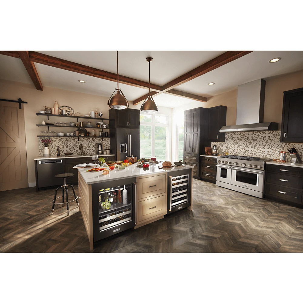 KitchenAid 24" Beverage Center With Glass Door And Metal-Front Racks And PrintShield™ Finish 6 KitchenAid 24" Beverage Center With Glass Door And Metal-Front Racks And PrintShield™ Finish - Image 5