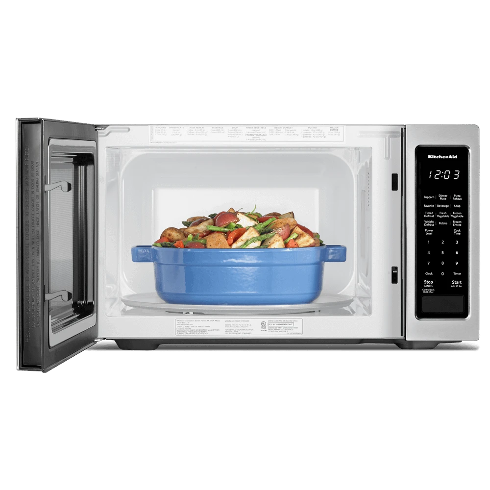 KitchenAid 21 3/4" Countertop Microwave Oven - 1200 Watt 4 KitchenAid 21 3/4" Countertop Microwave Oven - 1200 Watt - Image 2