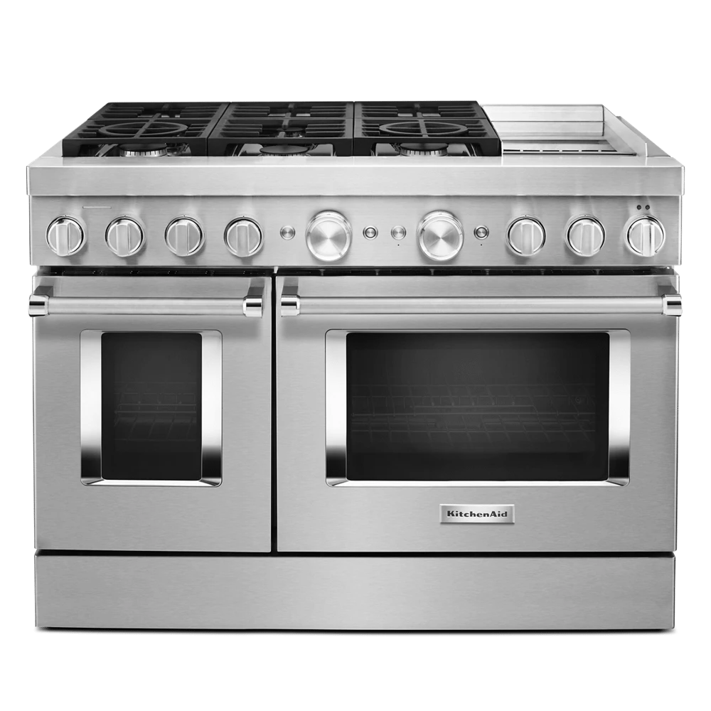 KitchenAid KitchenAid® 48'' Smart Commercial-Style Dual Fuel Range With Griddle 3 KitchenAid KitchenAid® 48'' Smart Commercial-Style Dual Fuel Range With Griddle
