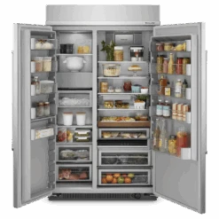 KitchenAid 30 Cu. Ft. 48" Built-In Side-by-Side Refrigerator With PrintShield™ Finish -Kitchenaid frnxumydnauj