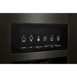 KitchenAid 19.9 Cu Ft. Counter-Depth Side-by-Side Refrigerator With Exterior Ice And Water And PrintShield™ Finish -Kitchenaid frpeoidtzeft