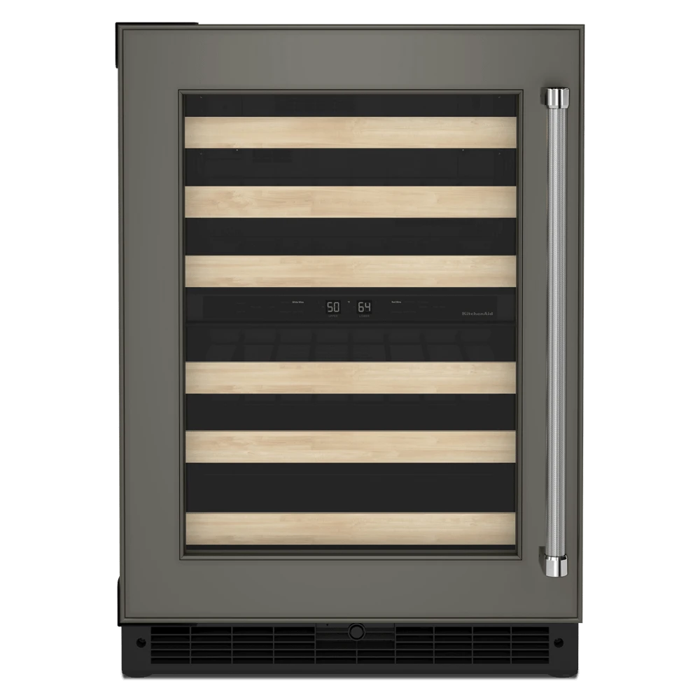 KitchenAid 24" Panel-Ready Undercounter Wine Cellar With Wood-Front Racks 3 KitchenAid 24" Panel-Ready Undercounter Wine Cellar With Wood-Front Racks