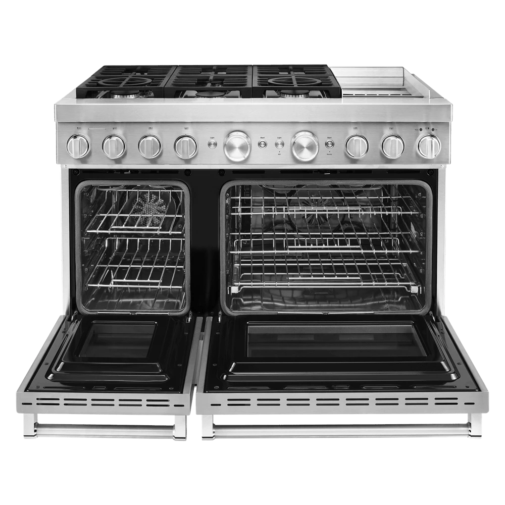 KitchenAid KitchenAid® 48'' Smart Commercial-Style Dual Fuel Range With Griddle 6 KitchenAid KitchenAid® 48'' Smart Commercial-Style Dual Fuel Range With Griddle - Image 4