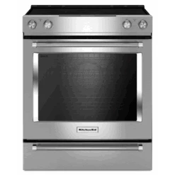 KitchenAid 30-Inch 5-Element Electric Slide-In Convection Range