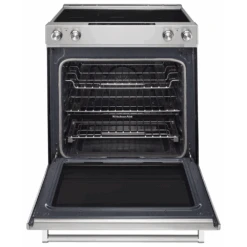 KitchenAid 30-Inch 5-Element Electric Convection Slide-In Range With Baking Drawer -Kitchenaid frtsbkcbsbfg