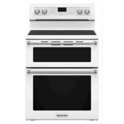 KitchenAid 30-Inch 5 Burner Electric Double Oven Convection Range