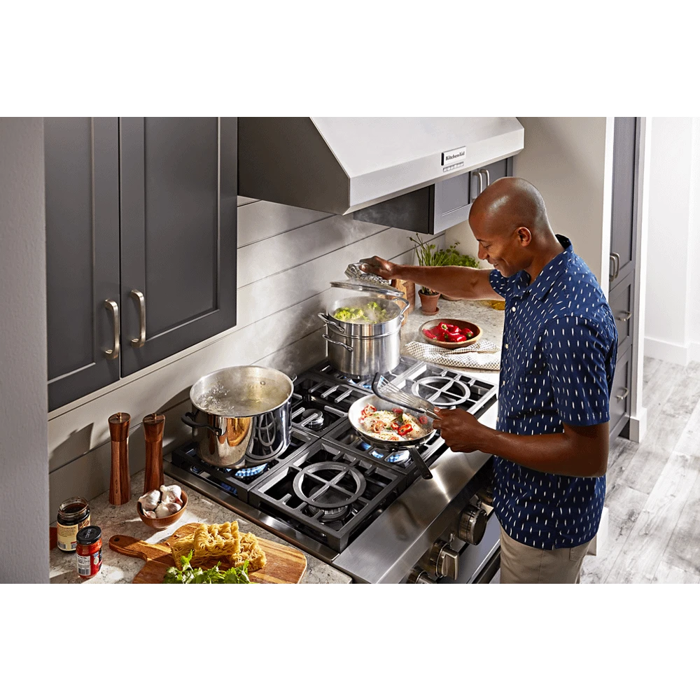 KitchenAid 36" 585 Or 1170 CFM Motor Class Commercial-Style Wall-Mount Canopy Range Hood 8 KitchenAid 36" 585 Or 1170 CFM Motor Class Commercial-Style Wall-Mount Canopy Range Hood - Image 6