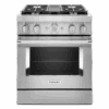 KitchenAid KitchenAid® 30'' Smart Commercial-Style Dual Fuel Range With 4 Burners -Kitchenaid frxdjujjkndd