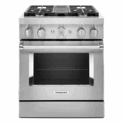 KitchenAid KitchenAid® 30'' Smart Commercial-Style Dual Fuel Range With 4 Burners