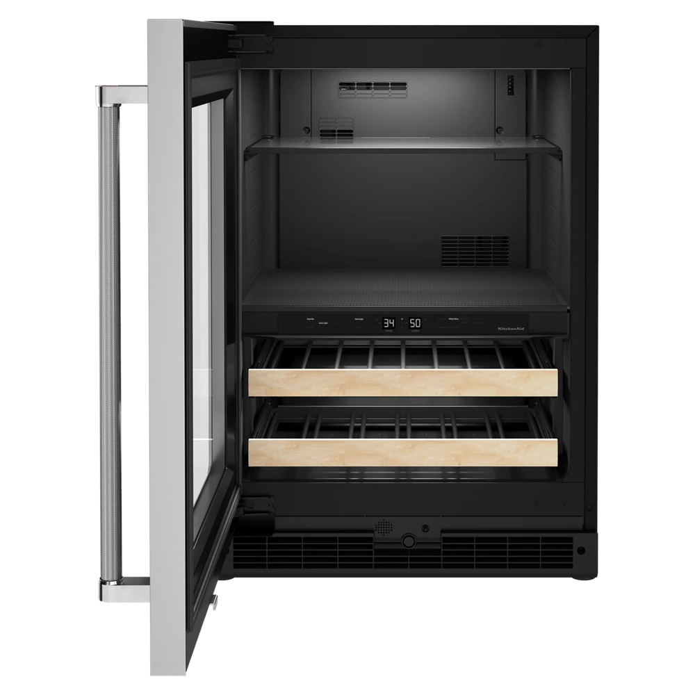 KitchenAid 24" Beverage Center With Glass Door And Wood-Front Racks 5 KitchenAid 24" Beverage Center With Glass Door And Wood-Front Racks - Image 3