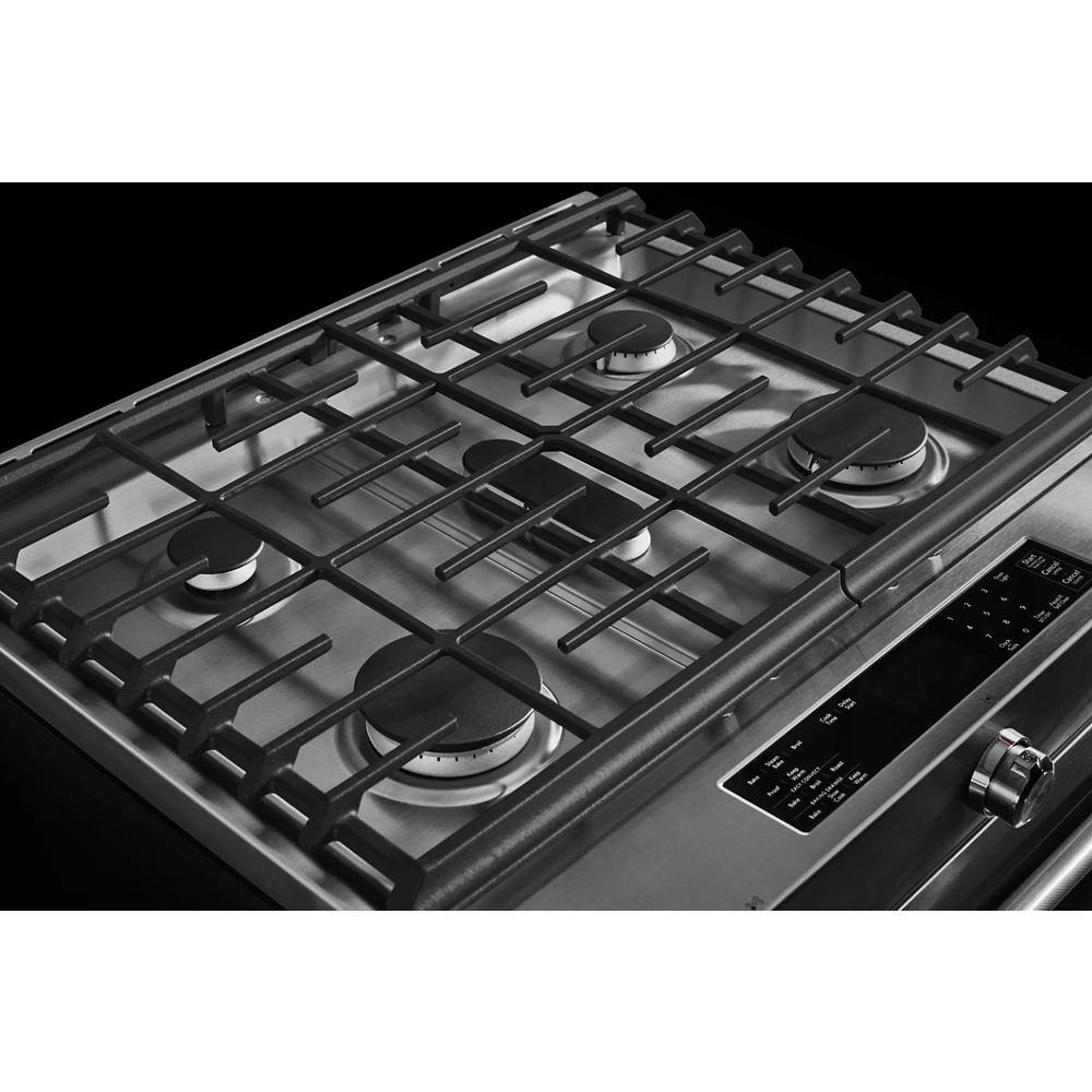 KitchenAid 30-Inch 5-Burner Dual Fuel Convection Slide-In Range With Baking Drawer 4 KitchenAid 30-Inch 5-Burner Dual Fuel Convection Slide-In Range With Baking Drawer - Image 2