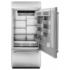 KitchenAid 20.9 Cu. Ft. 36" Width Built-In Stainless Bottom Mount Refrigerator With Platinum Interior Design 10 KitchenAid 20.9 Cu. Ft. 36" Width Built-In Stainless Bottom Mount Refrigerator With Platinum Interior Design -Kitchenaid frzmekhotvlp