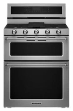 KitchenAid 30-Inch 5 Burner Dual Fuel Double Oven Convection Range 11 KitchenAid 30-Inch 5 Burner Dual Fuel Double Oven Convection Range -Kitchenaid hero KFDD500ESS 2022 08 03 19 26 48