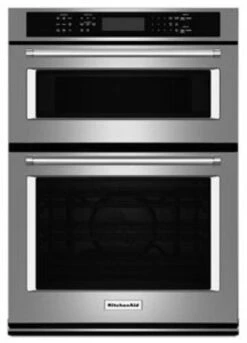 KitchenAid 27" Combination Wall Oven With Even-Heat™ True Convection (lower Oven) -Kitchenaid hero KOCE507ESS 2022 08 03 18 22 25