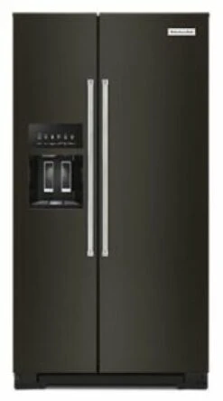 KitchenAid 19.9 Cu Ft. Counter-Depth Side-by-Side Refrigerator With Exterior Ice And Water And PrintShield™ Finish 12 KitchenAid 19.9 Cu Ft. Counter-Depth Side-by-Side Refrigerator With Exterior Ice And Water And PrintShield™ Finish -Kitchenaid hero KRSC700HBS 2022 08 02 14 14 42