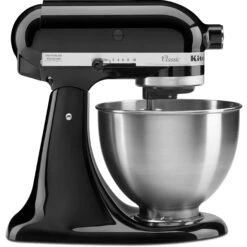 KitchenAid - Classic Series 4.5 Quart Tilt-Head Stand Mixer - K45SSOB - Onyx Black -Kitchenaid k45ssob