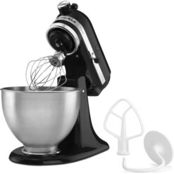 KitchenAid - Classic Series 4.5 Quart Tilt-Head Stand Mixer - K45SSOB - Onyx Black -Kitchenaid k45ssob 2