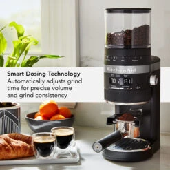 KitchenAid Burr Coffee Grinder In Black Matte 9 KitchenAid Burr Coffee Grinder In Black Matte -Kitchenaid kcg8433bm 2