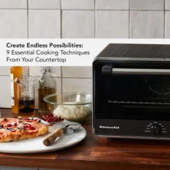 KitchenAid - KitchenAid® Digital Countertop Oven With Air Fry - KCO124 - Black Matte -Kitchenaid kco124bm 3