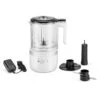 KitchenAid Cordless 5-Cup Food Chopper With Multi-Purpose Blade And Whisk Accessory In White 2 KitchenAid Cordless 5-Cup Food Chopper With Multi-Purpose Blade And Whisk Accessory In White -Kitchenaid kfcb519wh