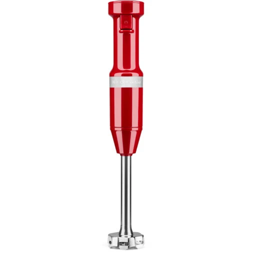 KitchenAid Corded Variable-Speed Immersion Blender In Empire Red With Blending Jar -Kitchenaid khbv53er