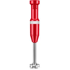 KitchenAid Corded Variable-Speed Immersion Blender In Passion Red With Blending Jar